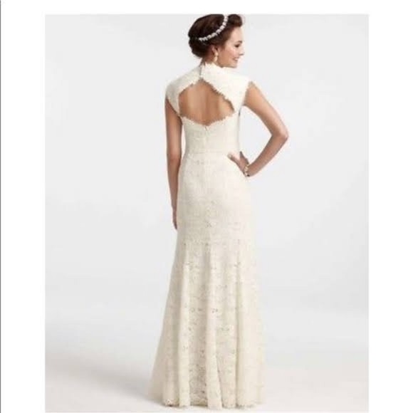 Ann Taylor Isabella Lace Wedding Dress - Picture 1 of 4